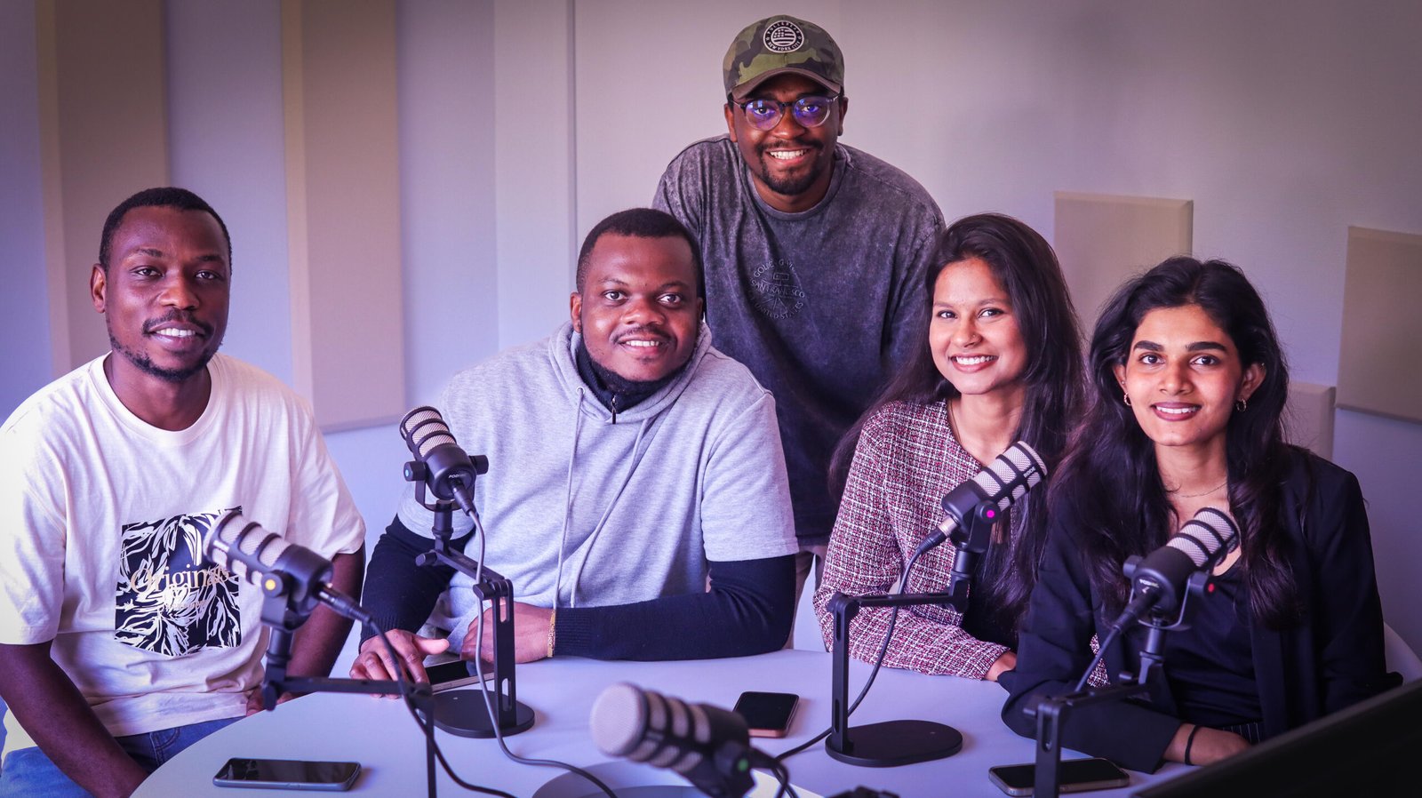 L'équipe ODARY en studio radio